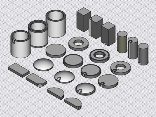 Examples of electrode specifications / Examples of lead wire attachment